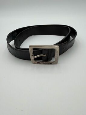 Men’s Harley Davidson motorcycle black leather belt sz 40